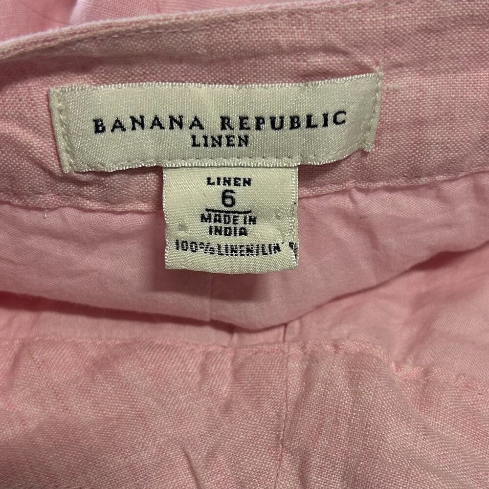 Banana Republic pink lined flared skirt, knee length, size 6 - Picture 4 of 6